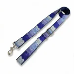 FROST FADE – Adjustable Ombre Dog Leash in Deep Blue & Ice Grey
